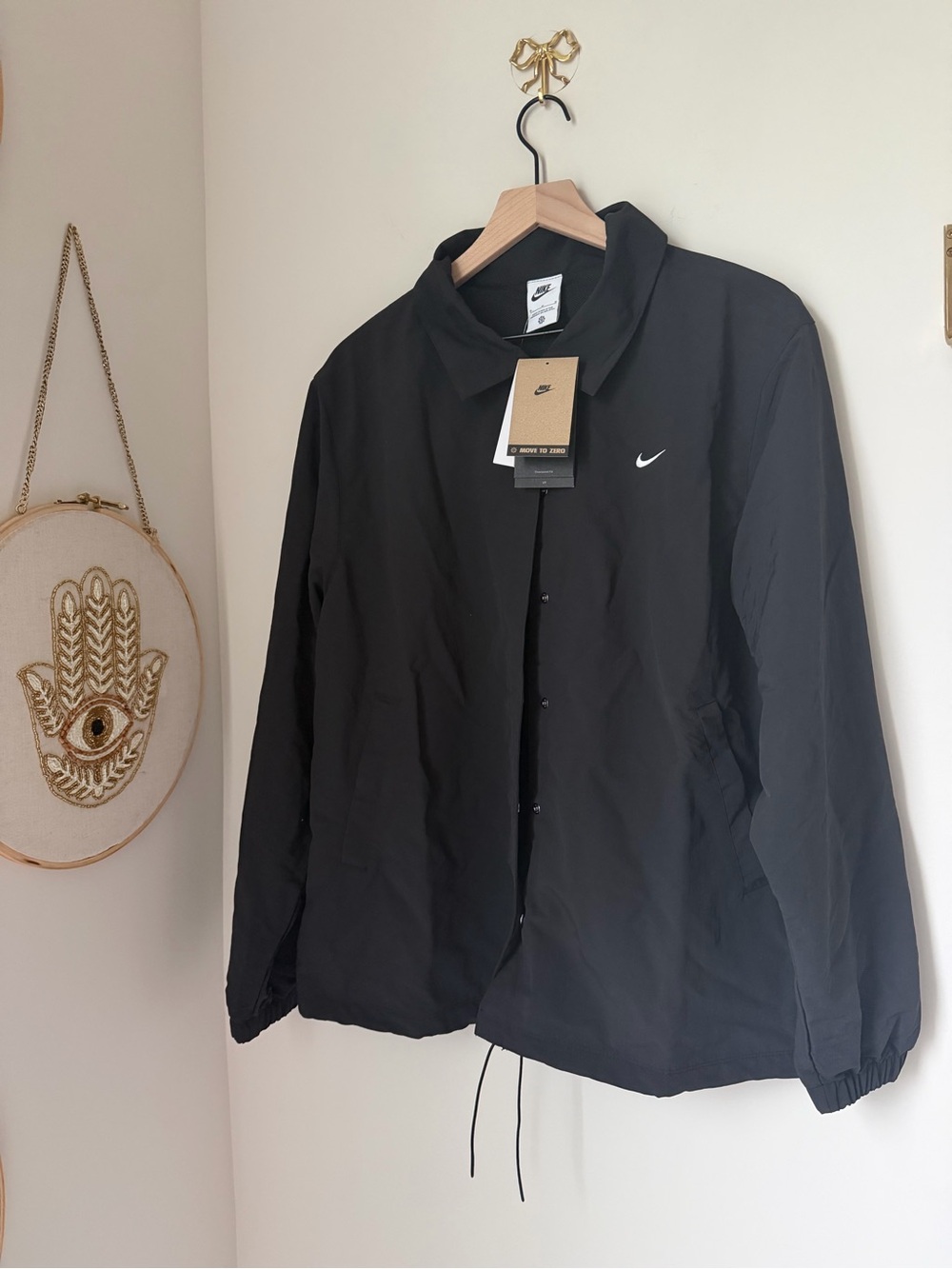 Nike Black Lightweight Rain Jacket